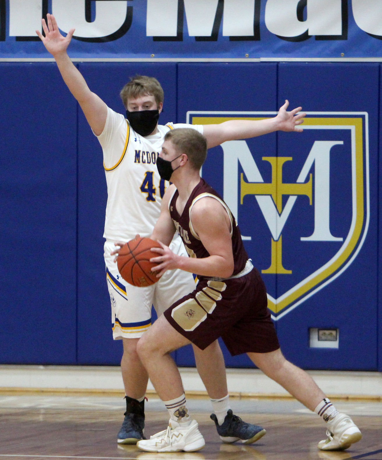 Turtle Lake at McDonell boys basketball 2-27-21
